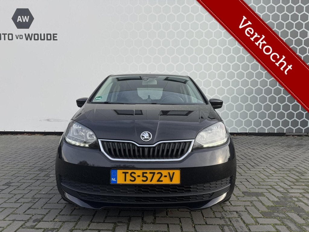 Skoda Citigo 1.0 Greentech Pano NAP Cruisecontrol Airco UP!, Voorwielaandrijving, Stof, Gebruikt, 60 pk