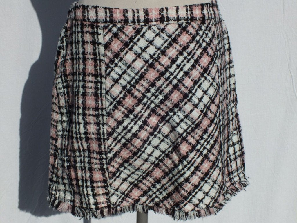 Mooie geruitte rok. Mt 38. Merk Mim, Maat 38/40 (M), ., Wit, Ophalen of Verzenden