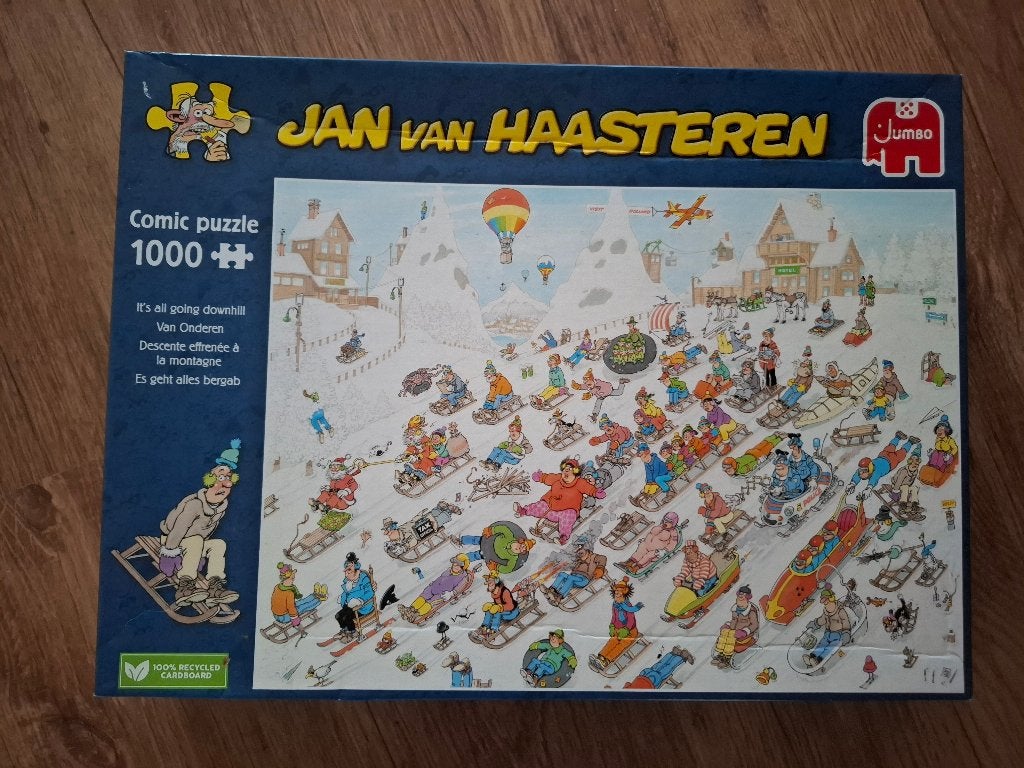 Van Onderen - NIEUWE JAN VAN HAASTEREN Puzzel - 1000 st, Ophalen of Verzenden, 500 t/m 1500 stukjes, Nieuw, Legpuzzel