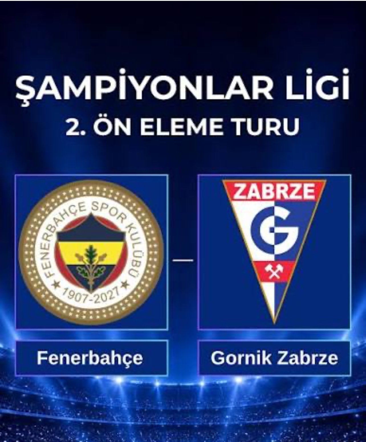 Fenerbahce - Gornik Zabrze, Augustus