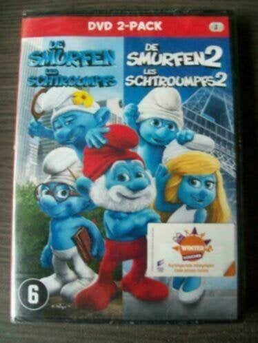 De Smurfen 1 & 2 - Duo Pack nieuw nog in seal, Tekenfilm, Amerikaans, Nederlands, Zo goed als nieuw