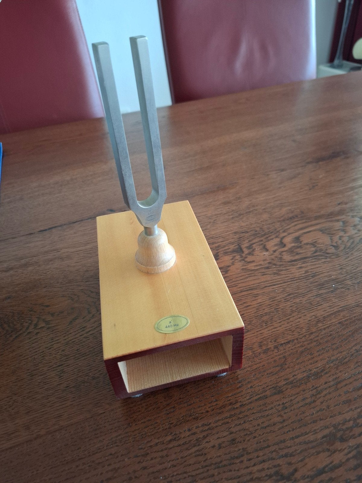 Stemvork a1,  440Hz met klankkast, Ophalen of Verzenden