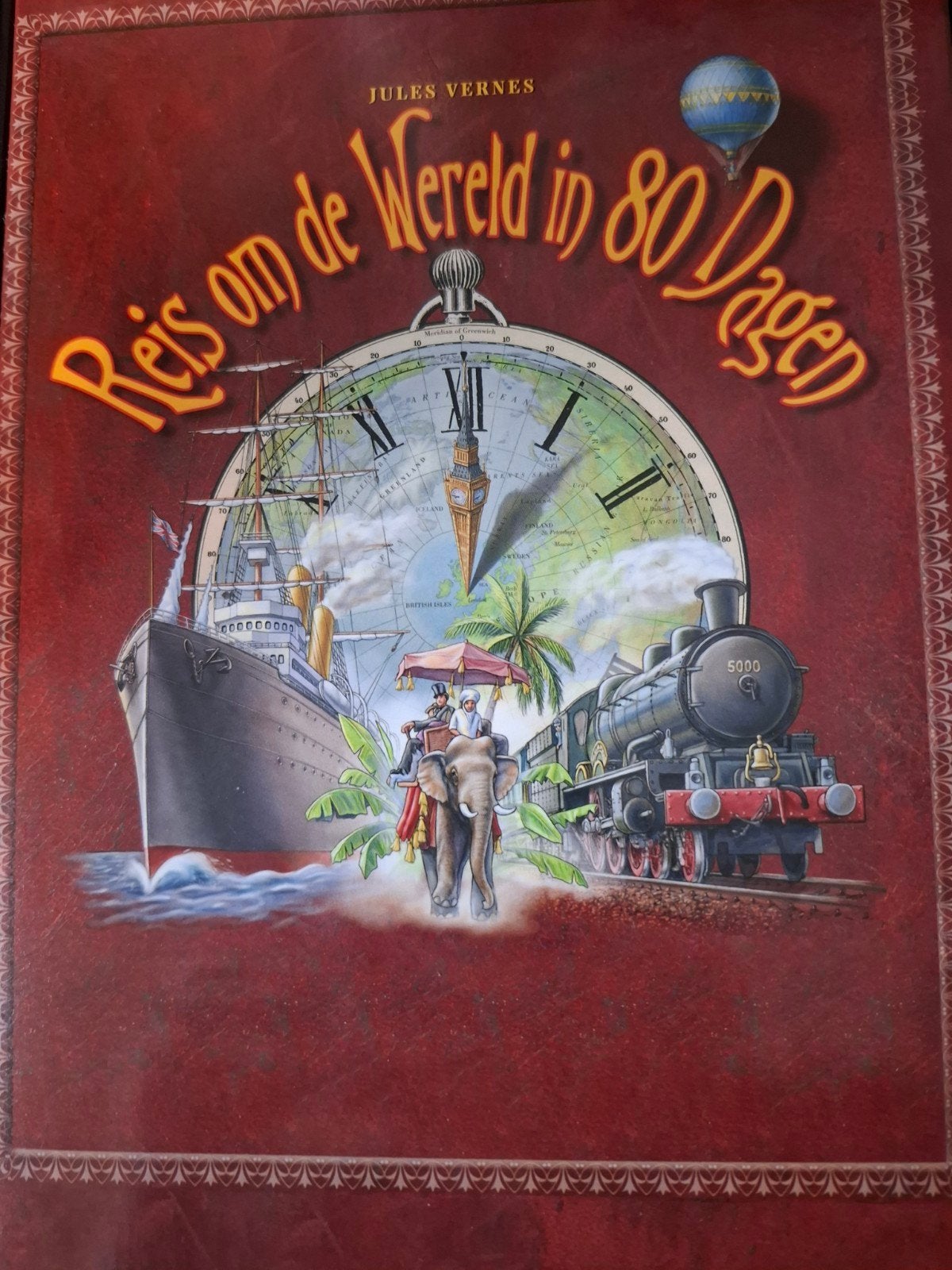 Reis om de Wereld in 80 Dagen Jules Verne spel, Ophalen, Gebruikt
