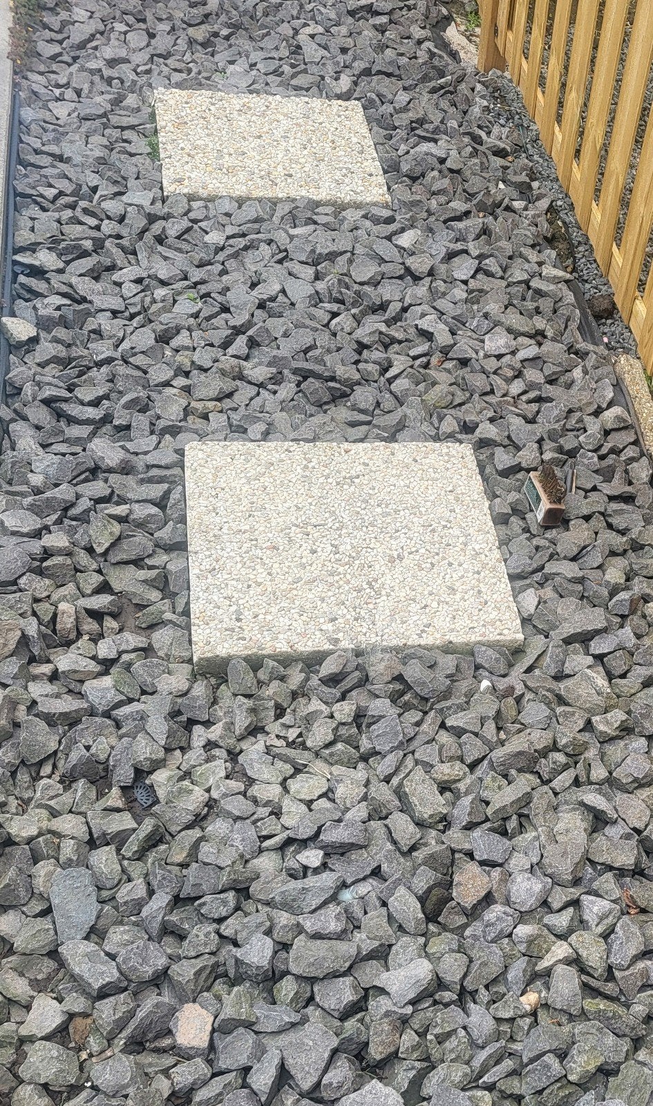 Grijze Basalt Split voor tuin en pad, Ophalen, Gebruikt, Split, Basalt