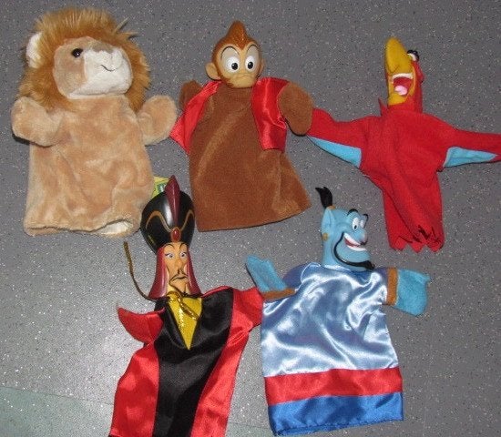 Disney handpoppen en Flounder knuffel, Ophalen of Verzenden, Nieuw, Overige typen