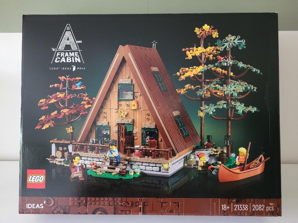 Lego 21338 - A-frame boshut - Nieuw in doos, Compleet, Lego, Nieuw, Ophalen of Verzenden