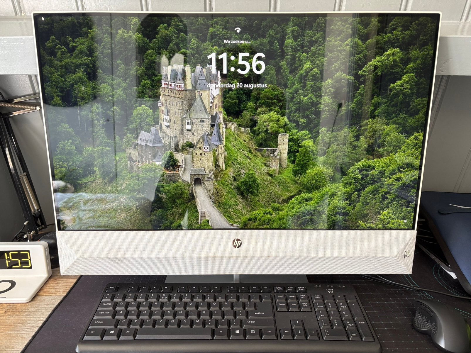 HP Pavilion All‑in‑One computer 27 inch met Touchscreen, 8 GB, Zo goed als nieuw, SSD, Ophalen
