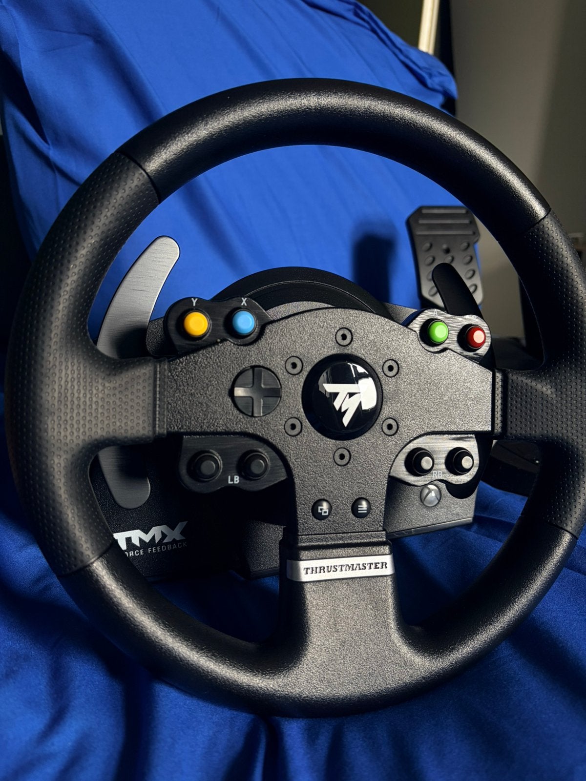 ThrustMaster stuur en pedal set, Ophalen of Verzenden, Zo goed als nieuw