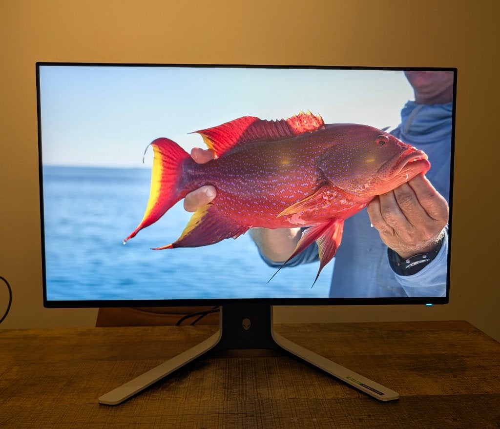 27 Inch 240hz Alienware AW2721D, IPS, Alienware, Zo goed als nieuw, DisplayPort