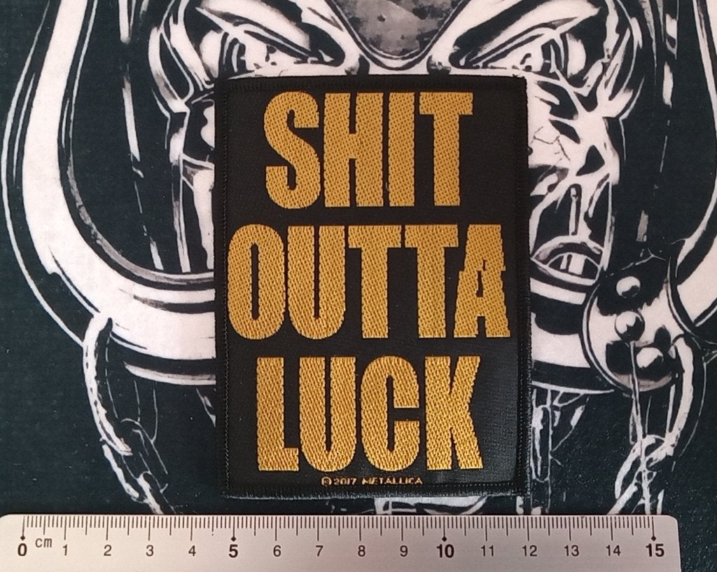 Metallica mooie shit outta luck patch 161 official 2017, Ophalen of Verzenden, Nieuw, Kleding