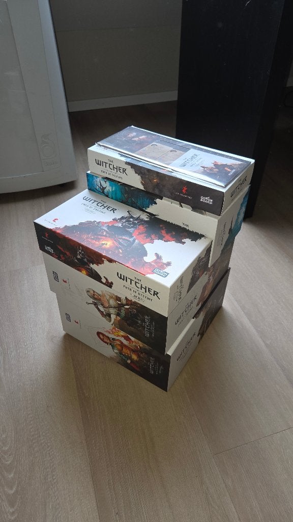 The Witcher Path of Destiny, Een of twee spelers, Ophalen, Nieuw, Go On Board