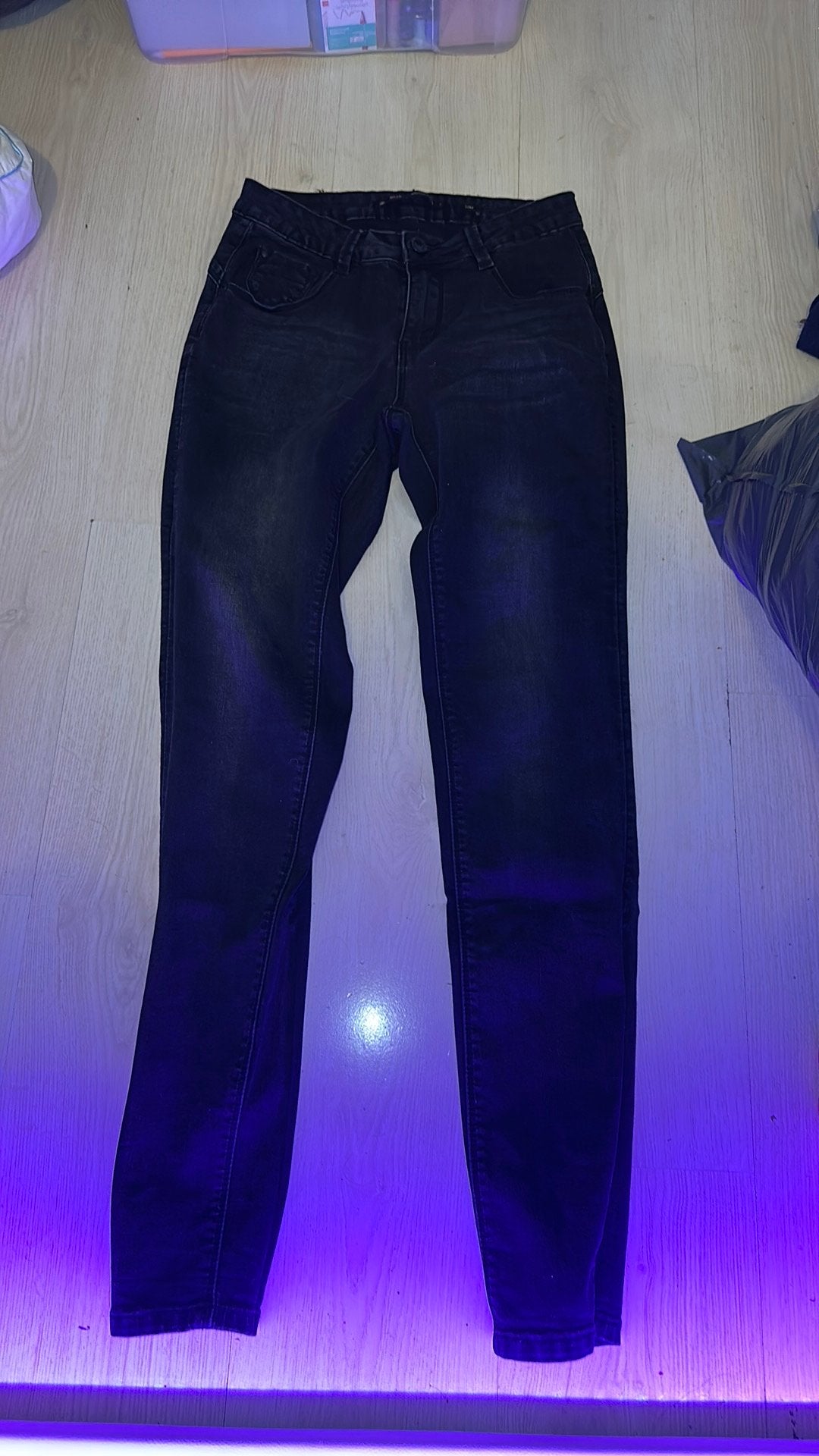 Skinny jeans, Kleding | Dames, Spijkerbroeken en Jeans, Ophalen, Zo goed als nieuw, Zwart, W30 - W32 (confectie 38/40)