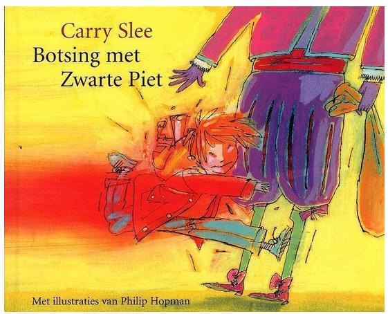 Carry Slee & Philip Hopman - Botsing met zwarte Piet, Ophalen of Verzenden, Zo goed als nieuw, Carry Slee, Fictie algemeen
