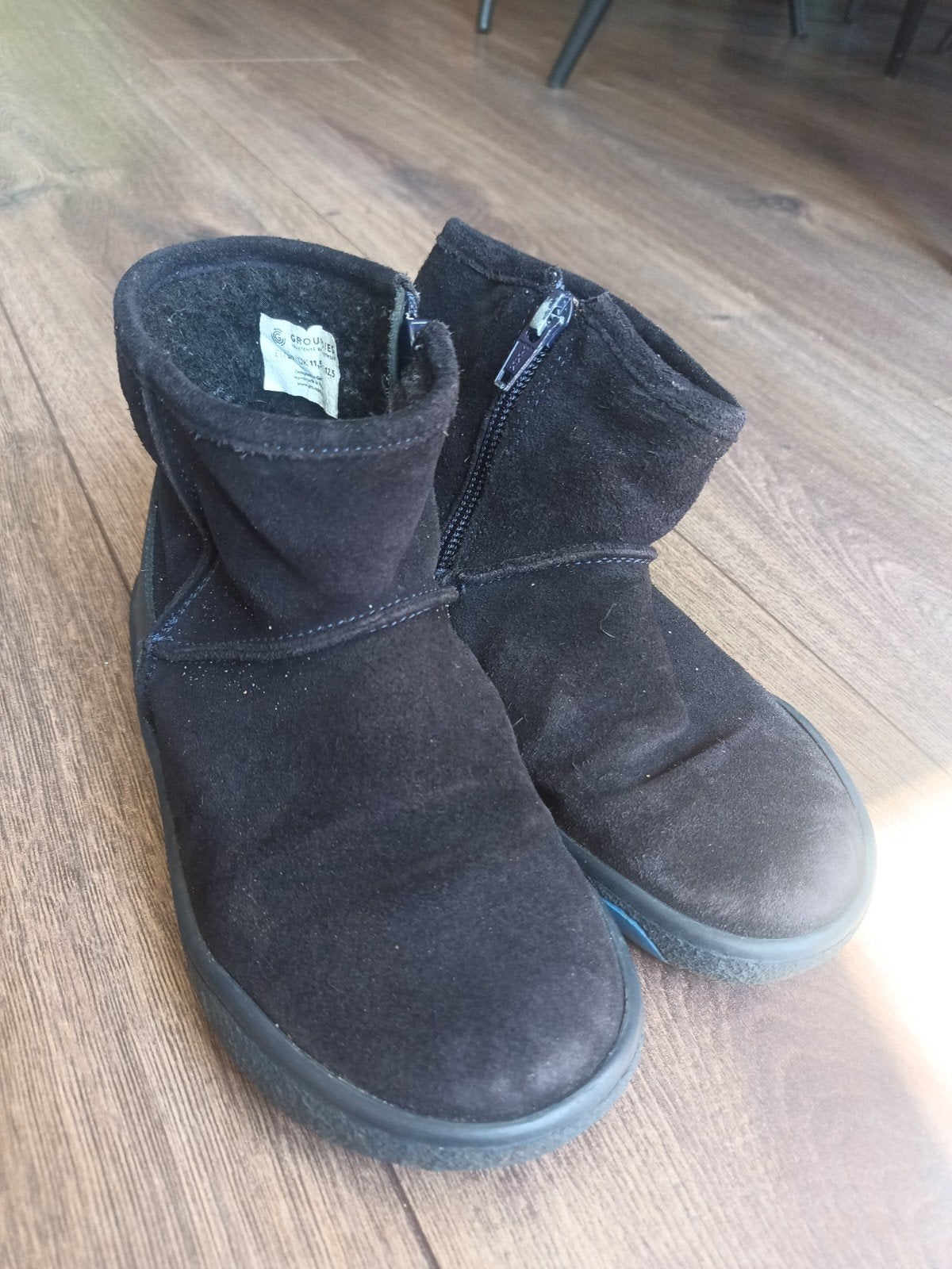 Mini Cozy Kids Navy Groundies barefoot schoenen in maat 30, Gebruikt, Jongen of Meisje, Ophalen of Verzenden, Laarzen