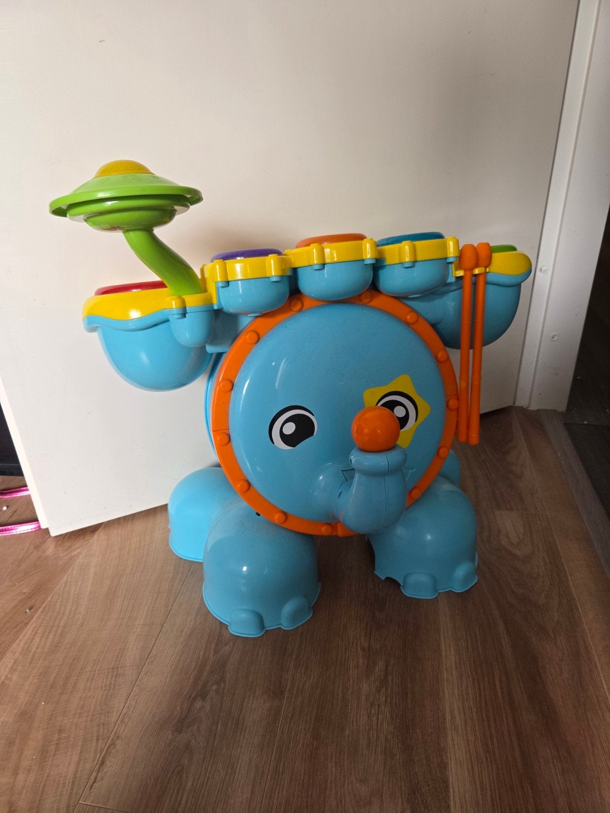 VTech Olifant Drumstel - Zo goed als nieuw, Kinderen en Baby's, Ophalen, Zo goed als nieuw, Jongen of Meisje