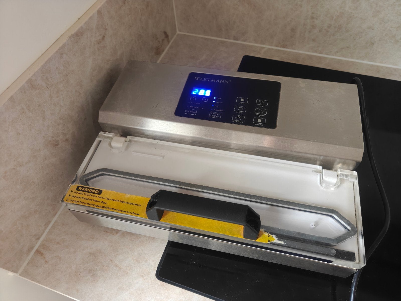 Wartmann WM-1506 EL Vacuumsealer - Vacumeermachine, Ophalen of Verzenden, Gebruikt