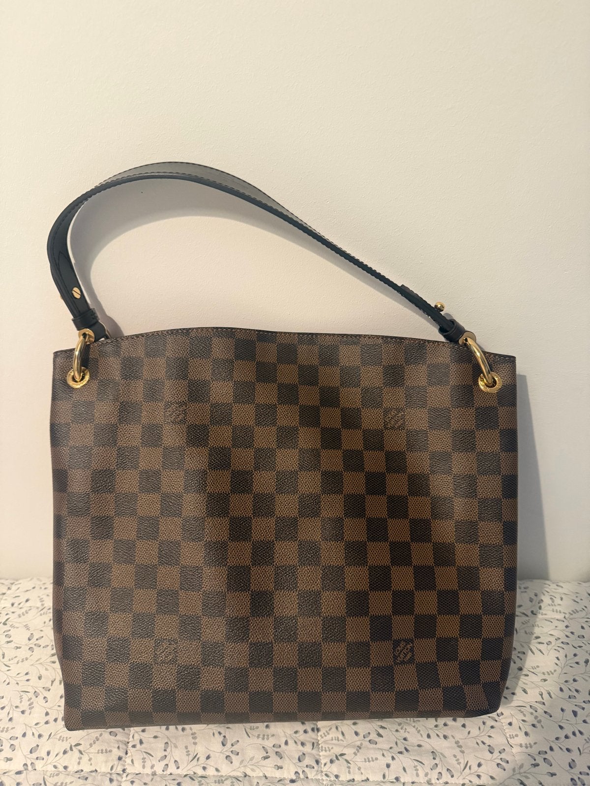 Louis Vuitton Graceful PM Damier Ebene Handtas, Ophalen of Verzenden, Zo goed als nieuw, Bruin, Handtas