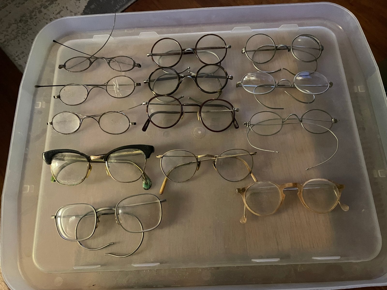 Vintage brillen collectie - diverse stijlen, Ophalen of Verzenden
