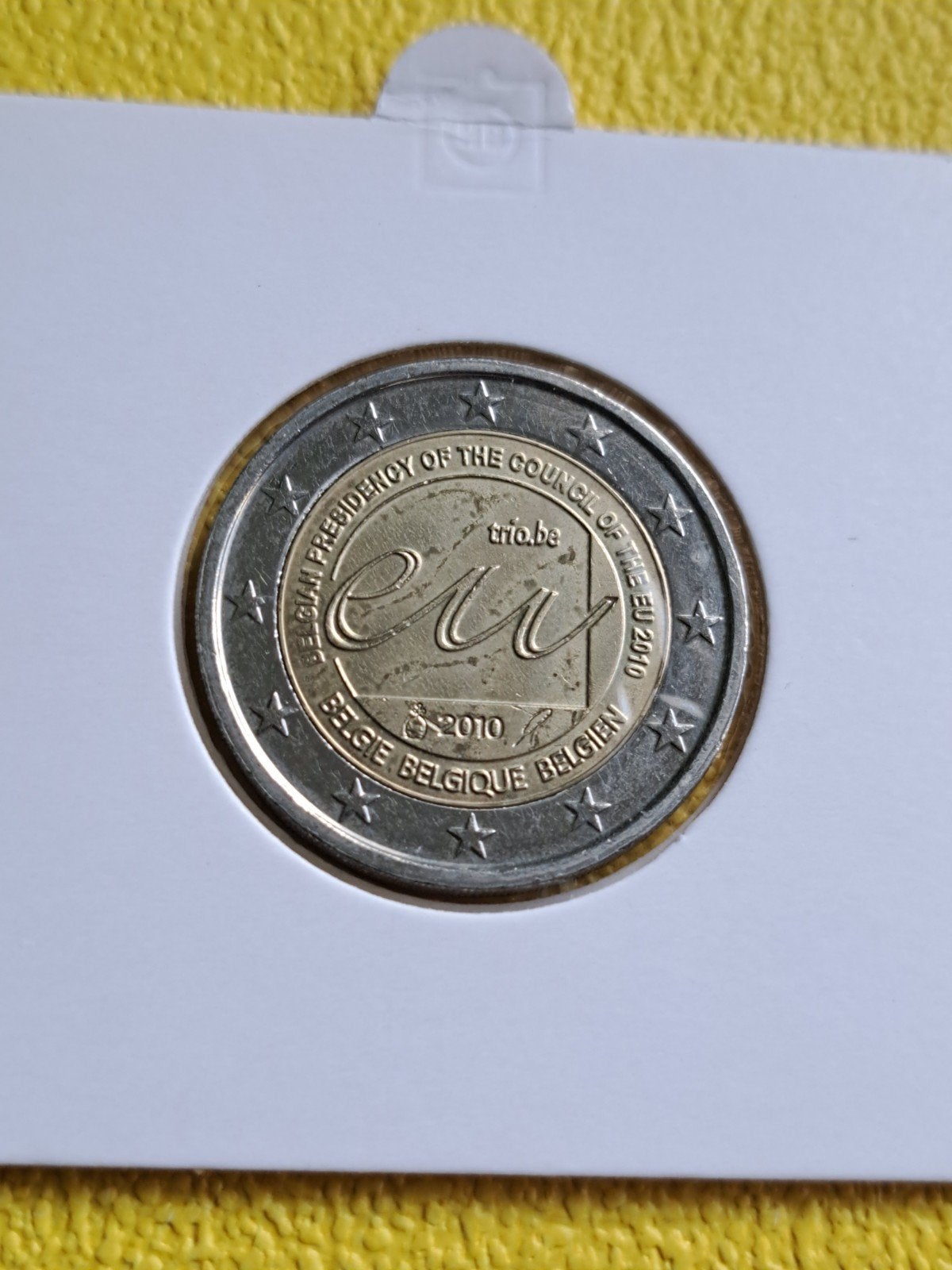2 euro UNC België 2010 Voorzitter EU, Postzegels en Munten, Munten | Europa | Euromunten, Ophalen of Verzenden, België, 2 euro