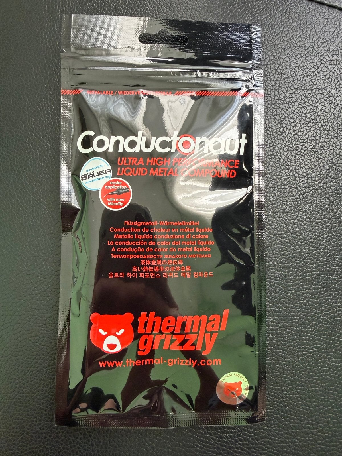 Thermal Grizzly Conductonaut Vloeibaar Metaal Koelpasta, Ophalen of Verzenden, Nieuw