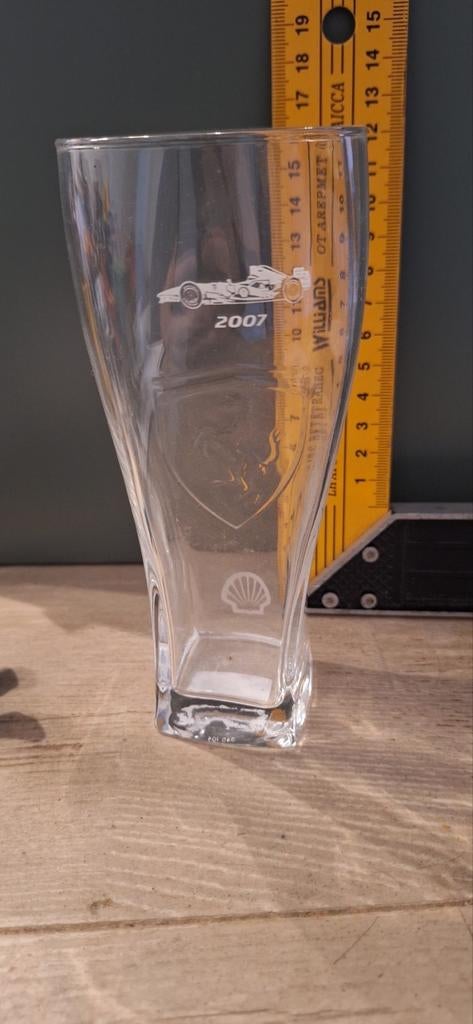 Shell Ferrari formule 1 glas 2007 (27426), Verzamelen, Ophalen of Verzenden, Zo goed als nieuw, Formule 1