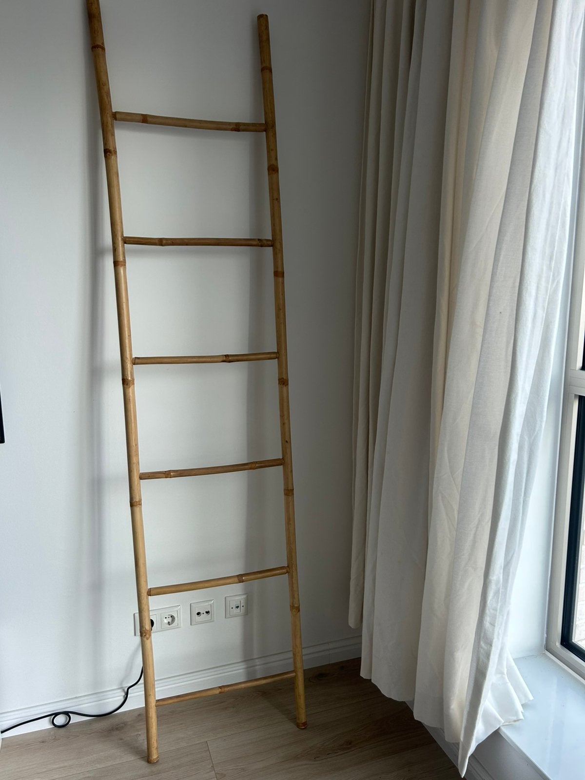 Bamboe decoratieve ladder, Ophalen, Zo goed als nieuw