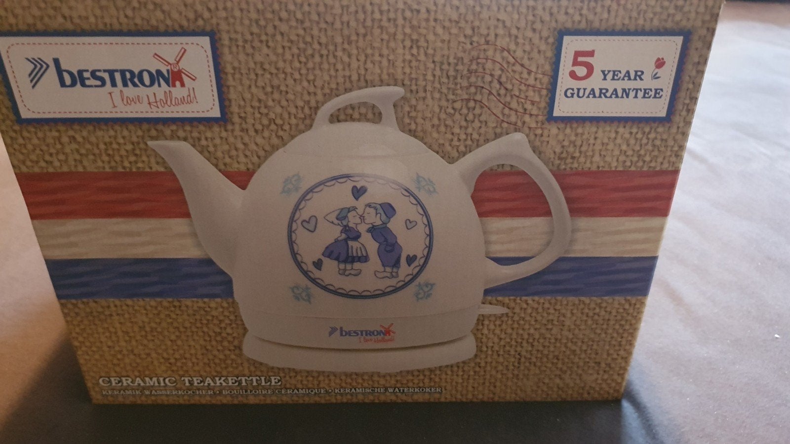 Fluitketel Holland Bestron, 1 tot 2 liter, Ophalen of Verzenden, Nieuw