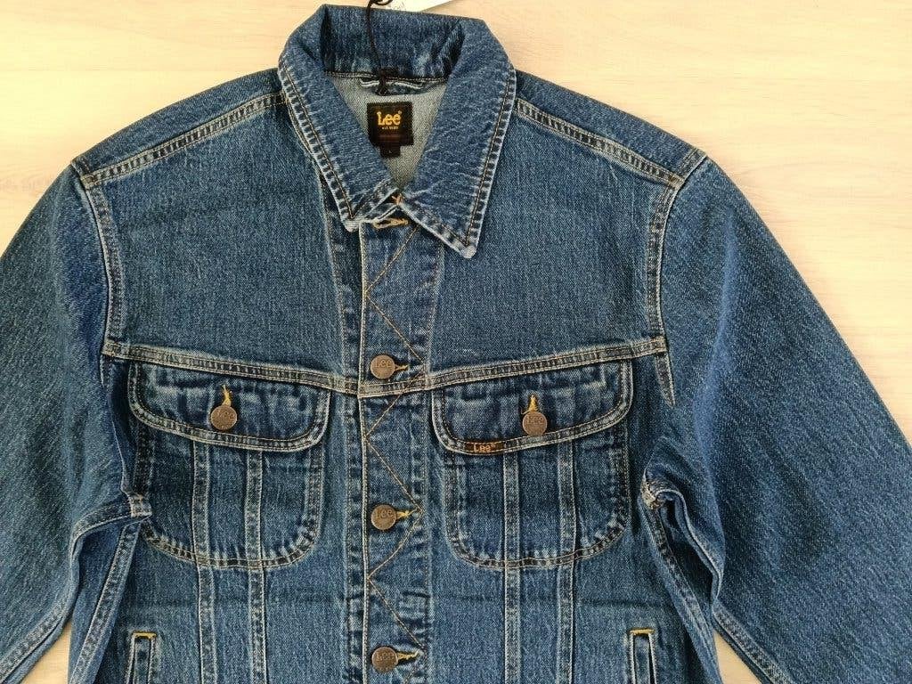 Lee rider denim jacket mid. indigo maat L , nieuw., Maat 52/54 (L), Blauw, Nieuw, Ophalen of Verzenden