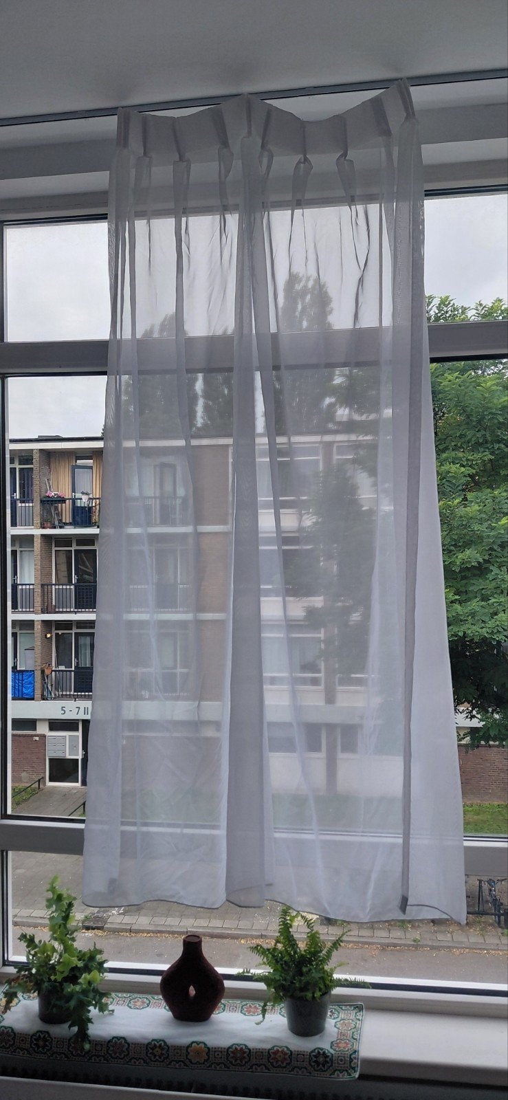 vitrage op maat gemaakt, Ophalen, Vitrage, Kwantum, Wit