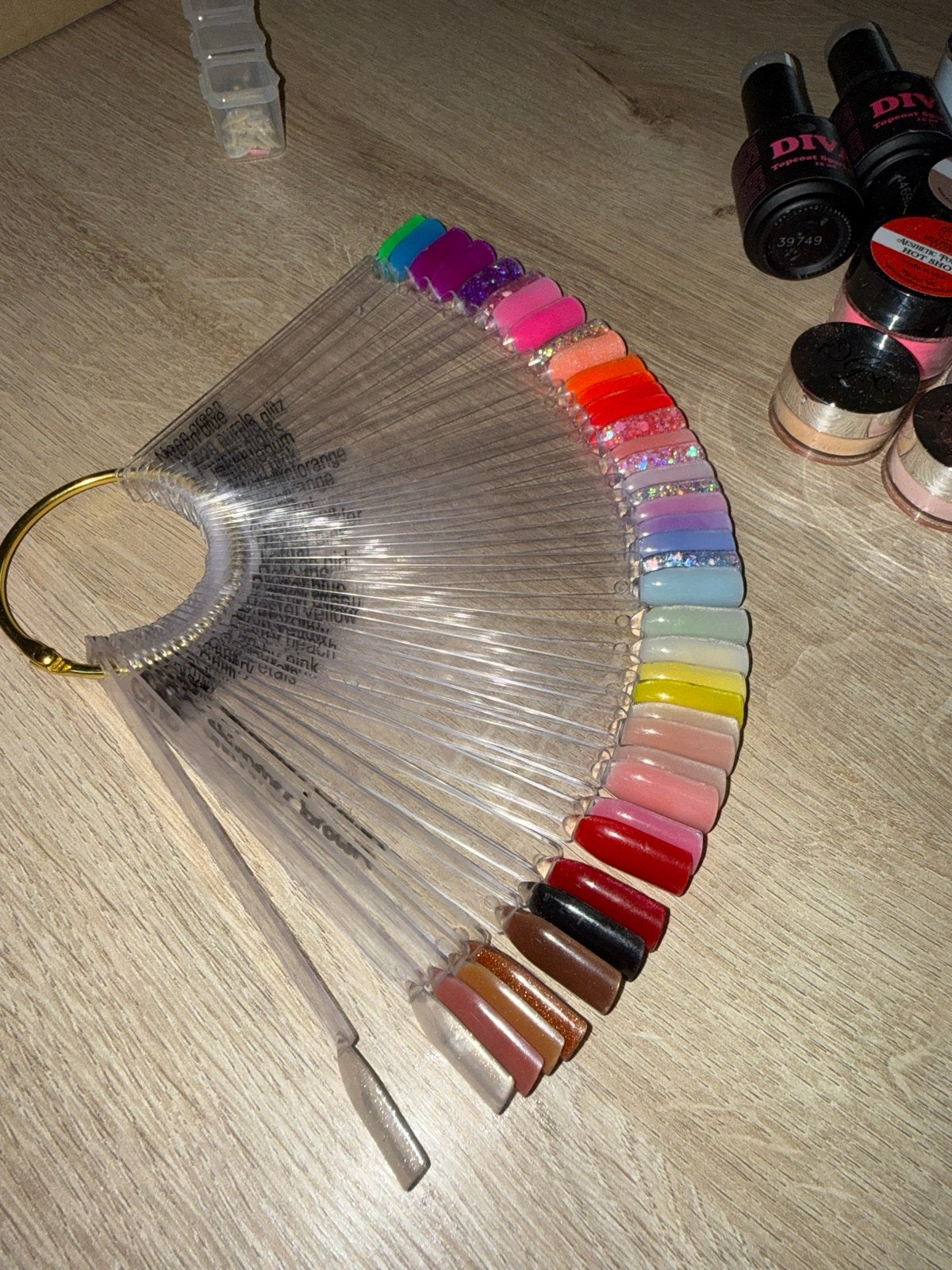 Grote nagelset met gel, poeders en accessoires, Ophalen of Verzenden, Gebruikt, Overige typen