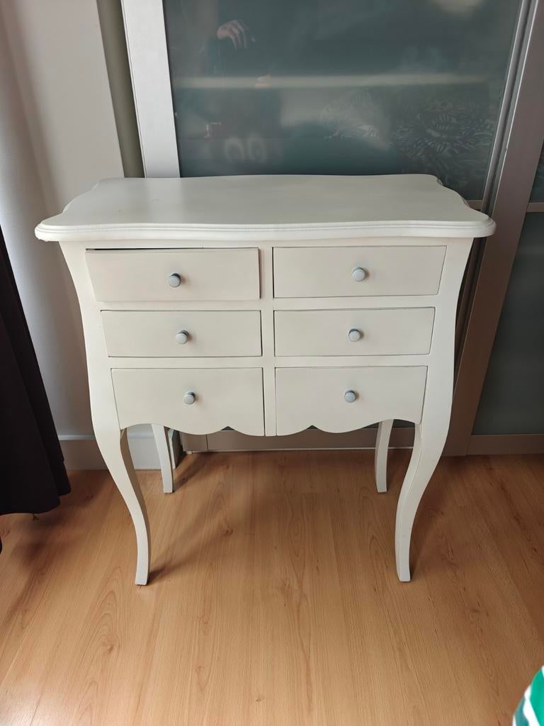 Een prachtig ladekastje te koop, Ophalen, 50 tot 100 cm, 3 of 4 laden, Minder dan 100 cm