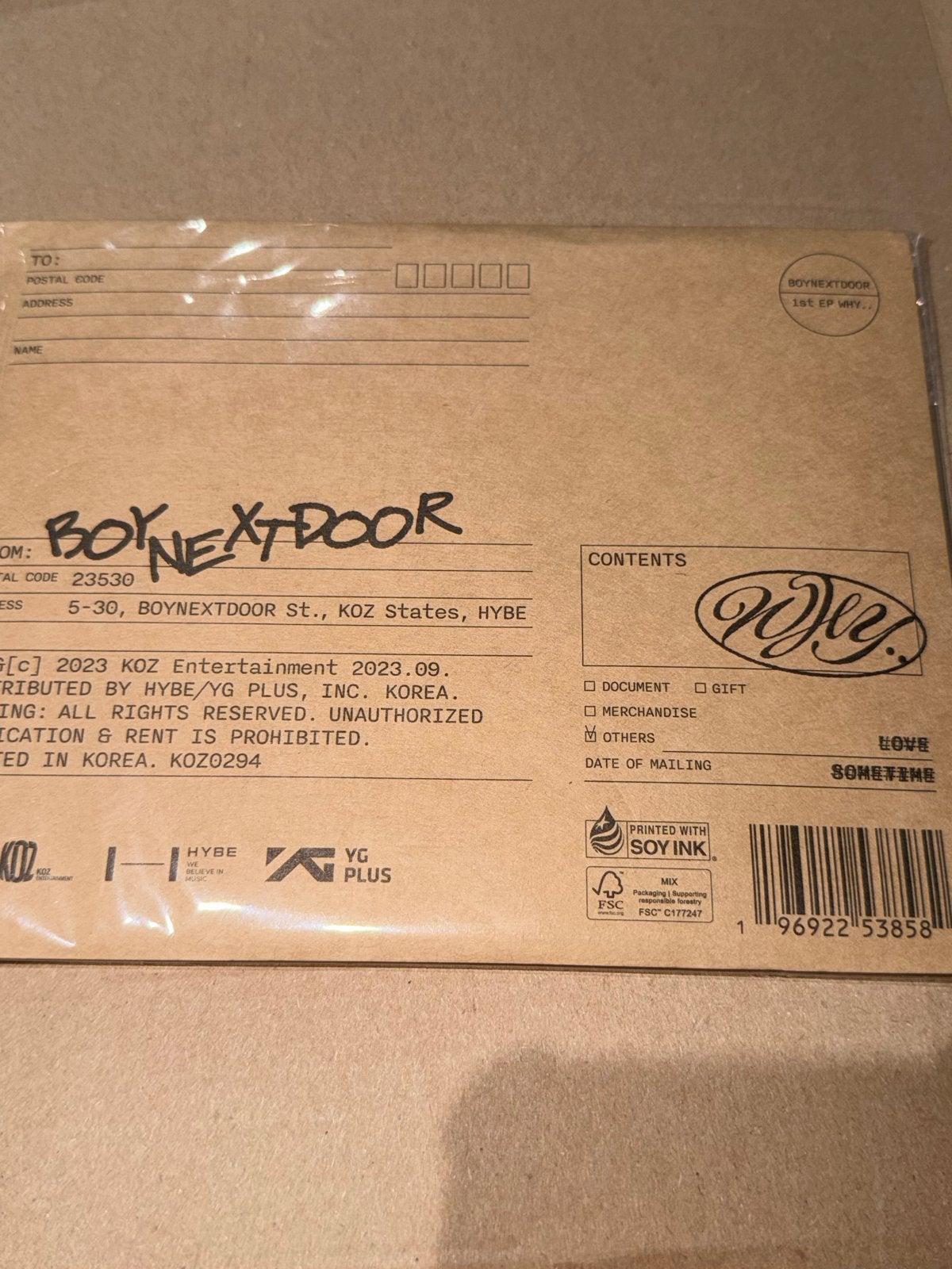 Boynextdoor Sealed Kpop Album - Nieuw in Verpakking, Import, K-pop, Ophalen of Verzenden, Nieuw in verpakking
