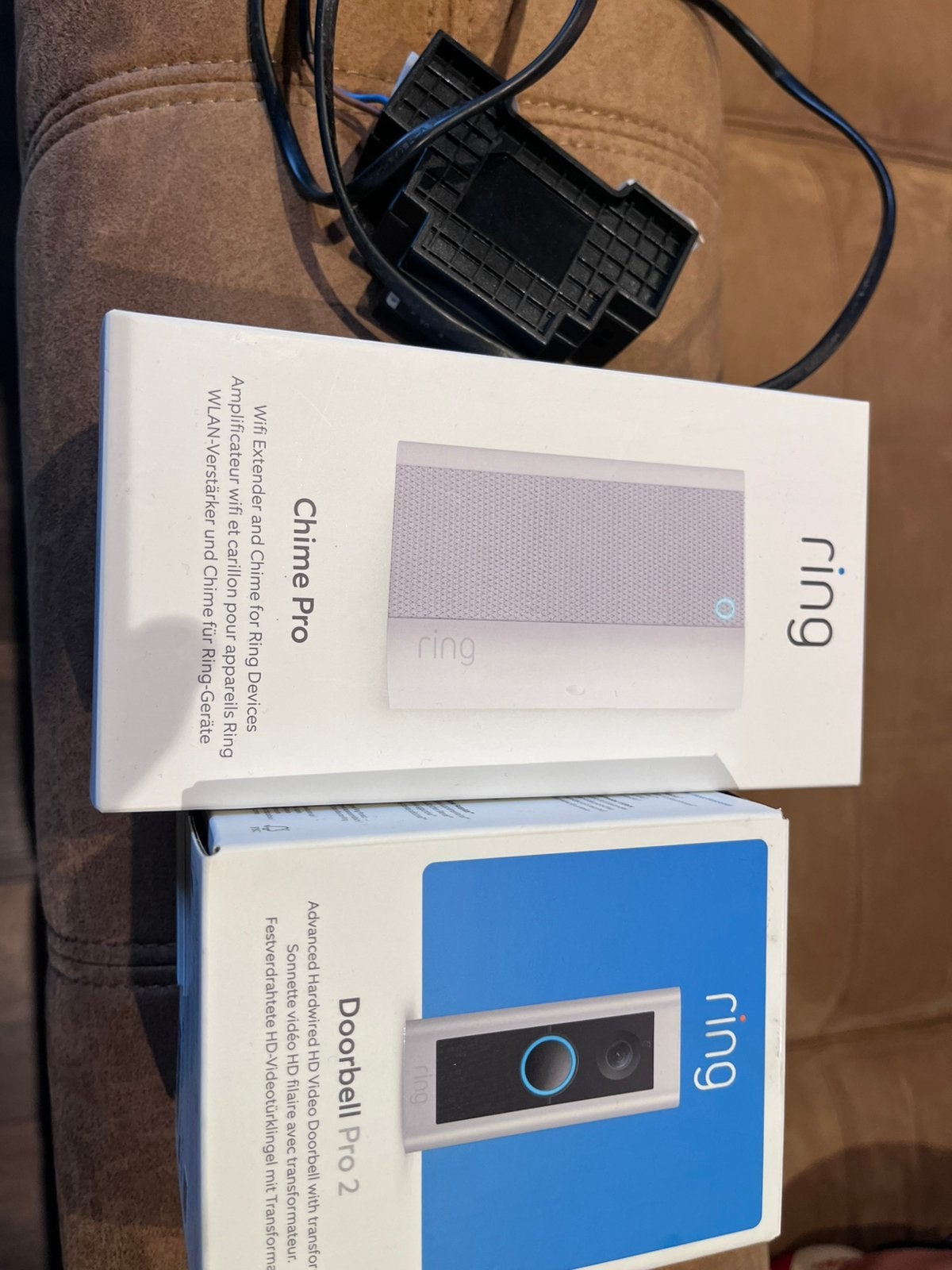 Ring doorbell pro 2, Ophalen of Verzenden, Zo goed als nieuw, Compleet systeem, Overige soorten