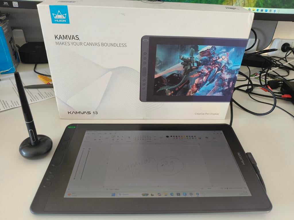 Huion Kamvas 13 inch Grafisch Tekentablet met Pen USB-C, Ophalen of Verzenden