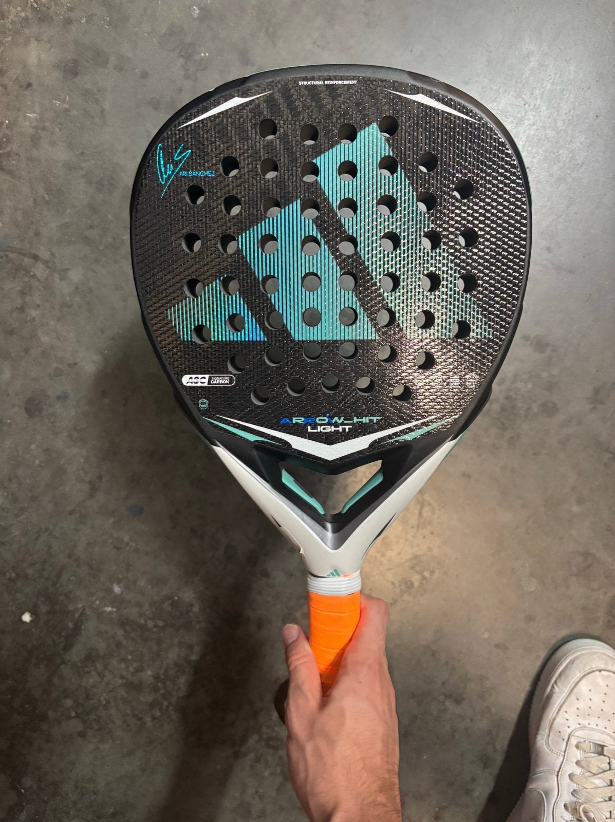 Adidas Adipower Light 3.1 Padelracket, Sport en Fitness, Ophalen of Verzenden, Gebruikt, Padelracket