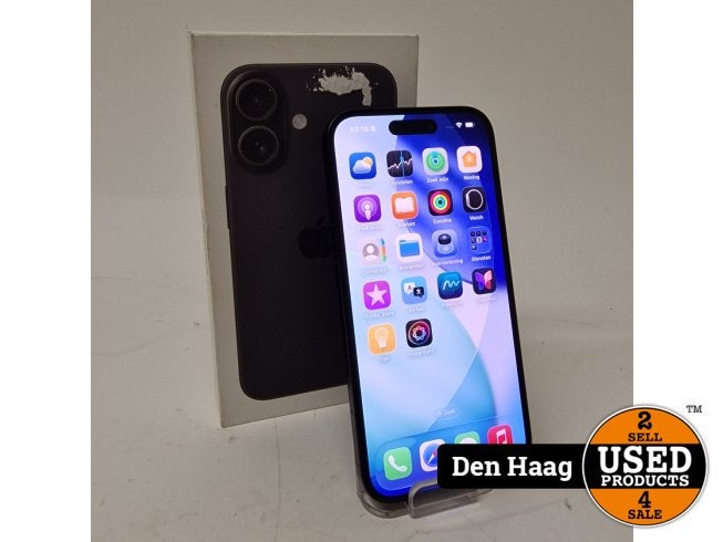 iPhone 16 128GB Batt90% Zwart | Nette staat, Apple, Zo goed als nieuw, Support@apple.com, One Apple Park Way
Cupertino, CA 95014
United States