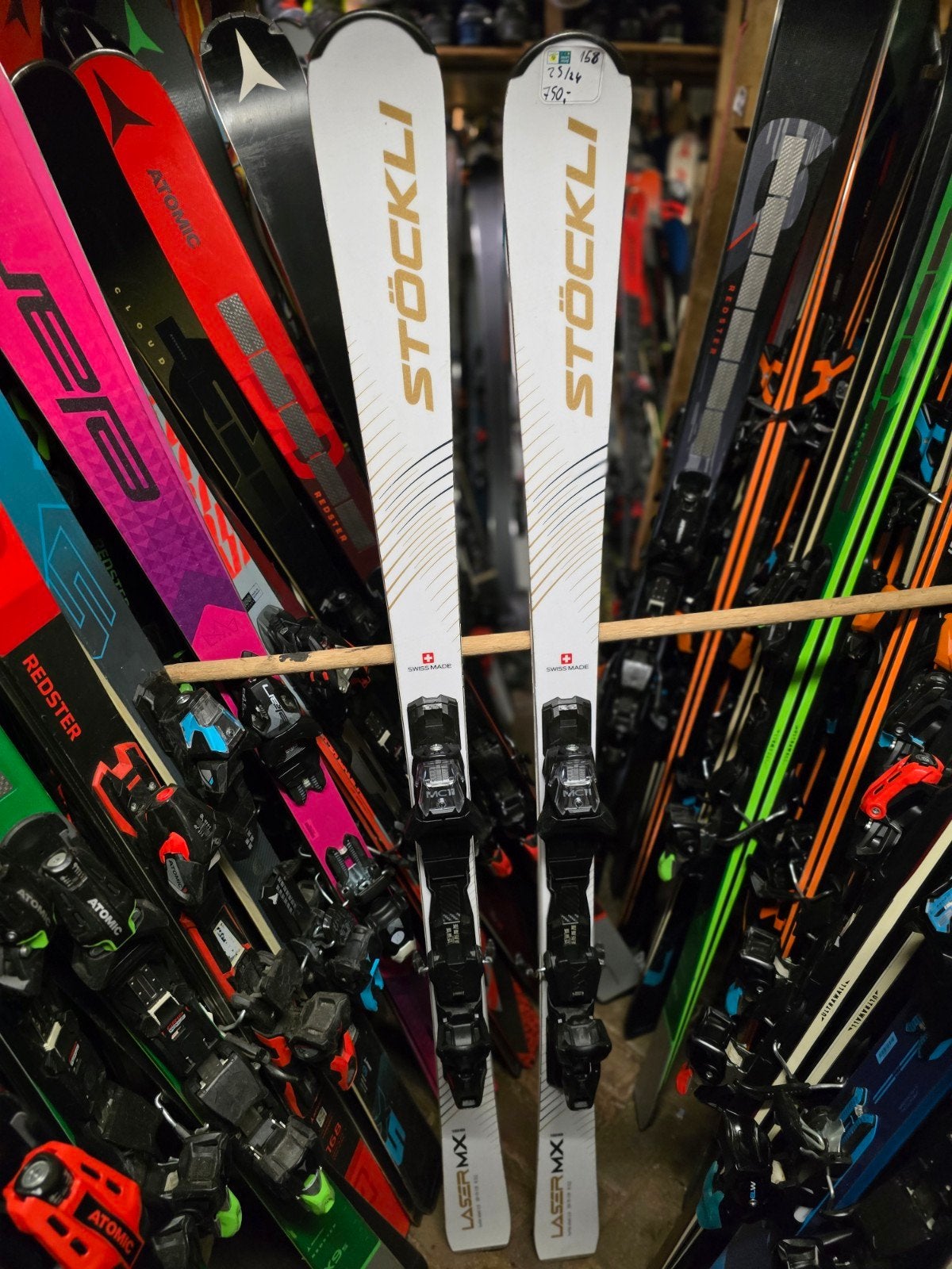 158cm STOCKLI LASER MX 2025/26 DAMES BEST OP WERELD SKIS, Overige merken, Ophalen of Verzenden, Zo goed als nieuw, Carve