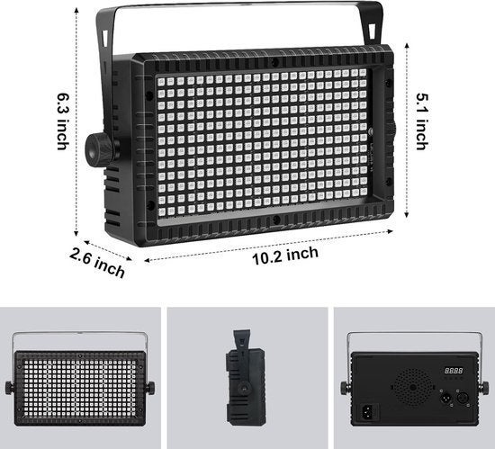 Led Stroboscoop – Discolamp – Lichteffect – DJ Verlichting, Corvance B.V., Verzenden, Nieuw, Corvancebol@gmail.com