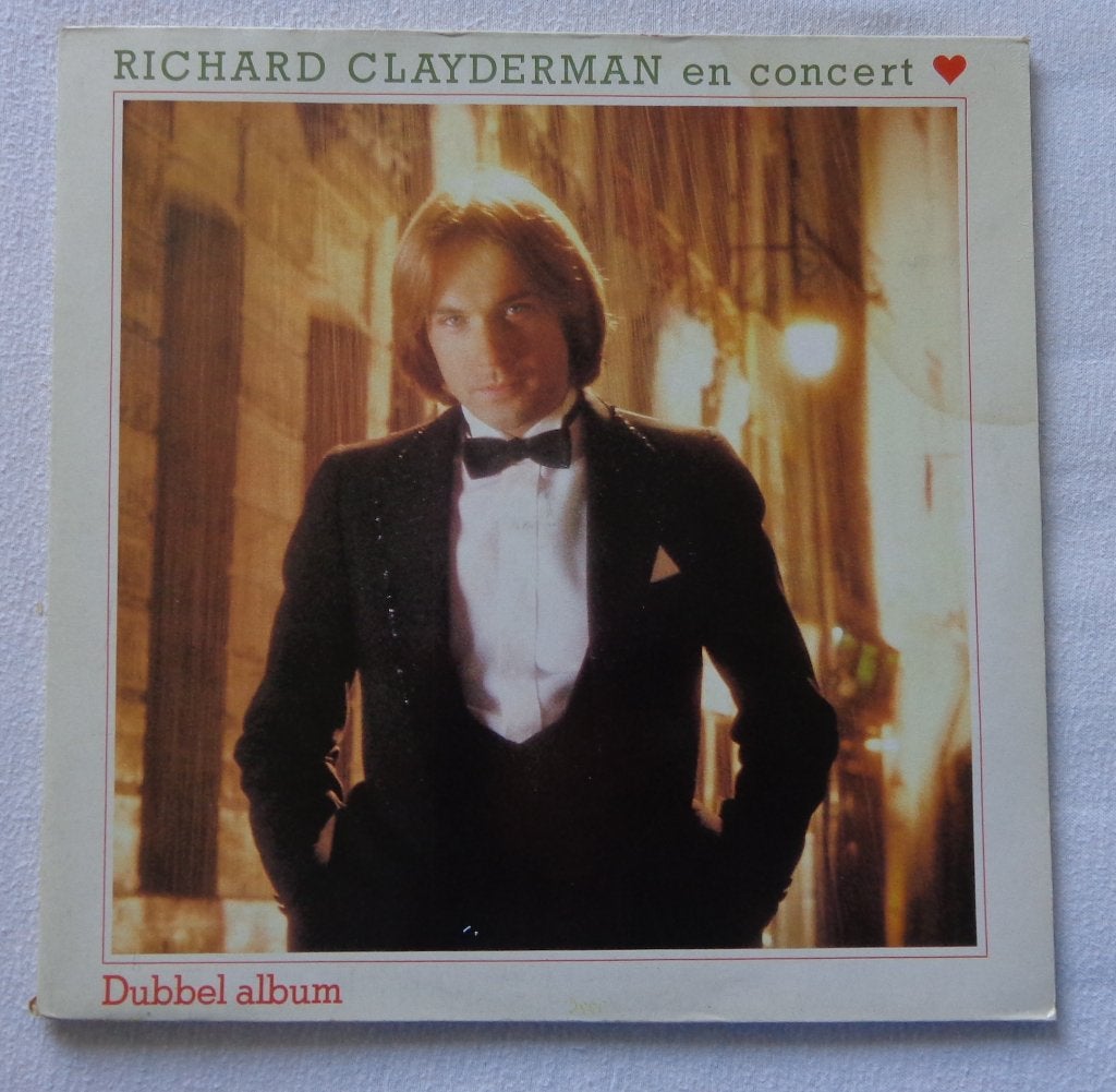 Twee LP's Richard Clayderman en concert dubbel album, Ophalen, LP, Zo goed als nieuw, 12 inch