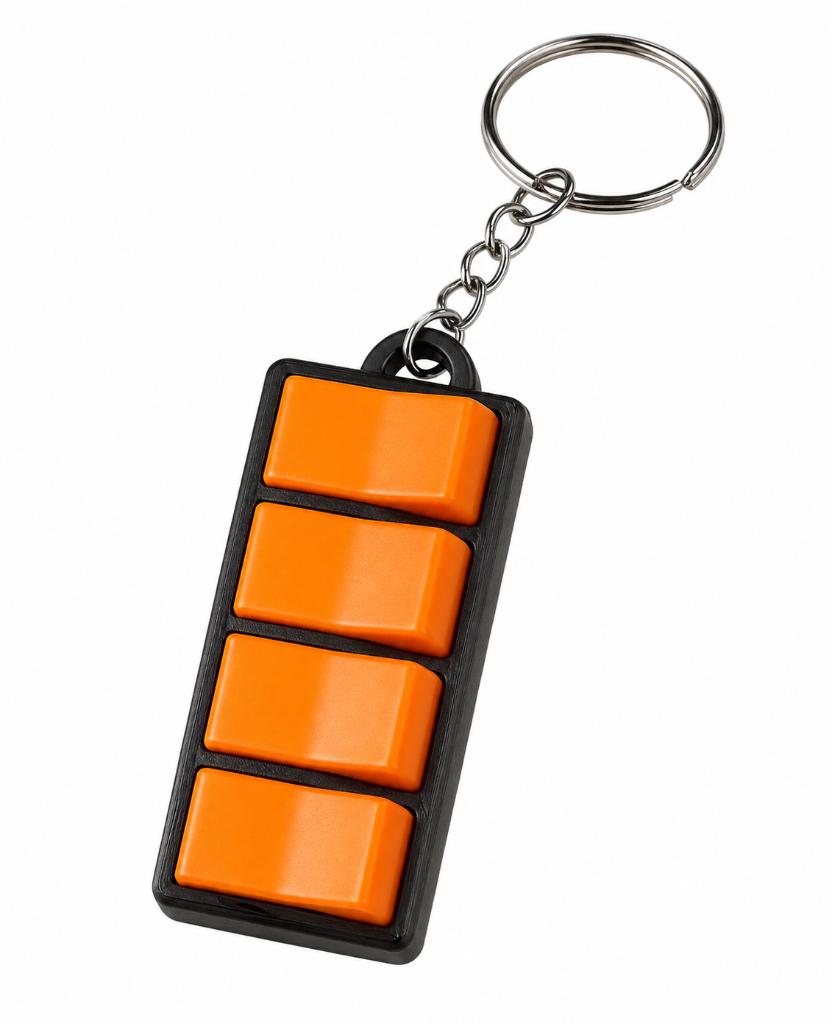 ClickKey Fidget Clicker Sleutelhanger | Sensory gadget, Verzenden, Nieuw, Overige typen