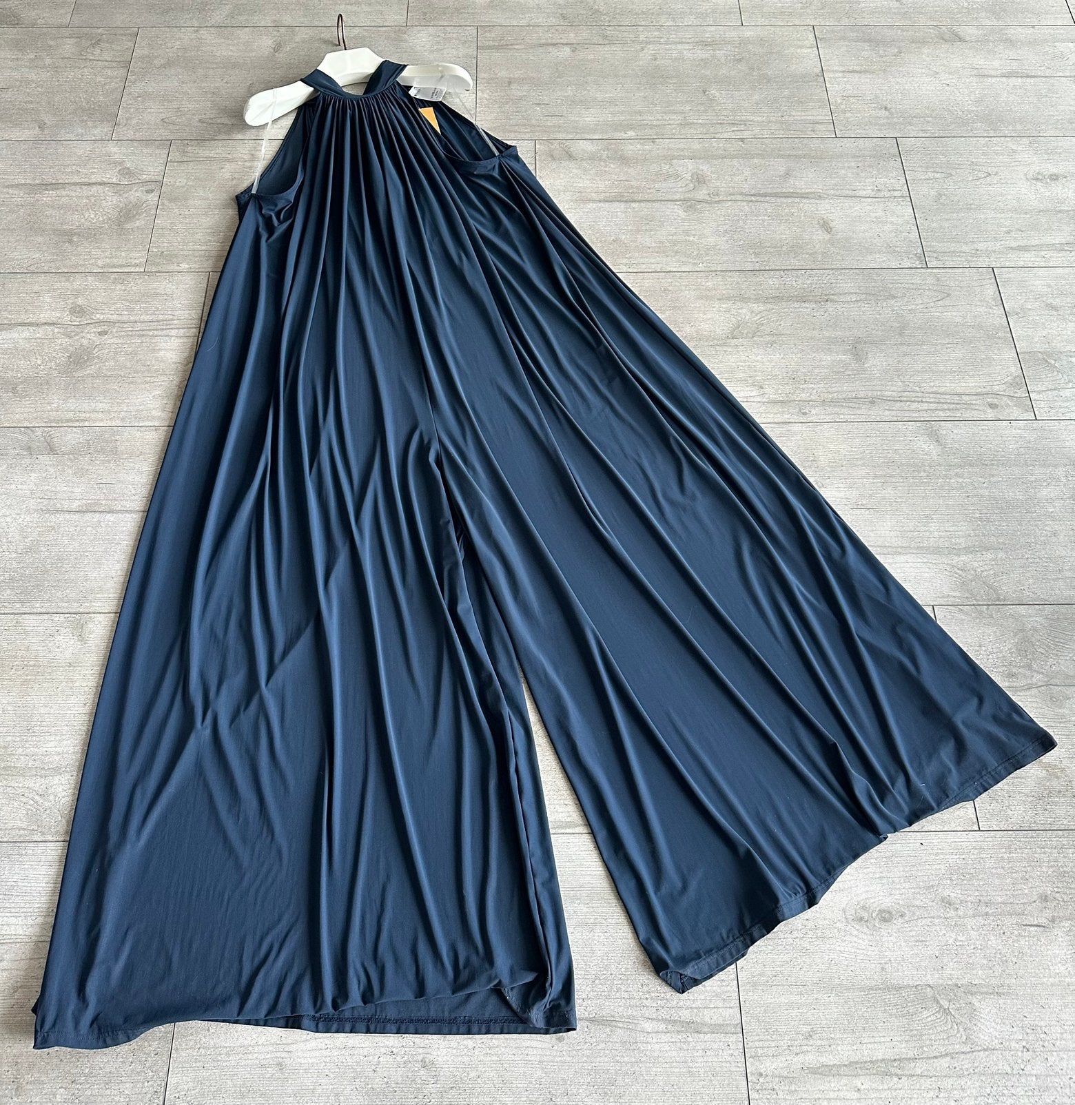 K-Design , Halter jumpsuit , one size , nieuw, Kleding | Dames, Ophalen of Verzenden, Nieuw, Maat 46/48 (XL) of groter, Blauw