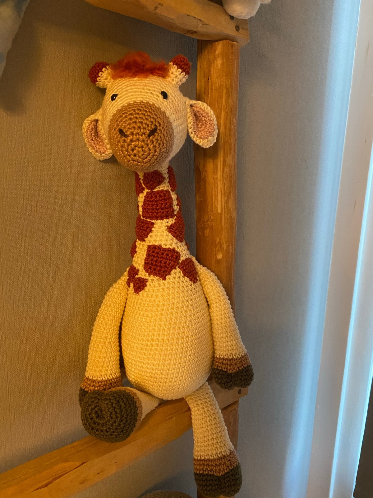 Nieuwe gehaakte giraf knuffel, Giraf, Handgemaakt, Nieuw, Ophalen of Verzenden