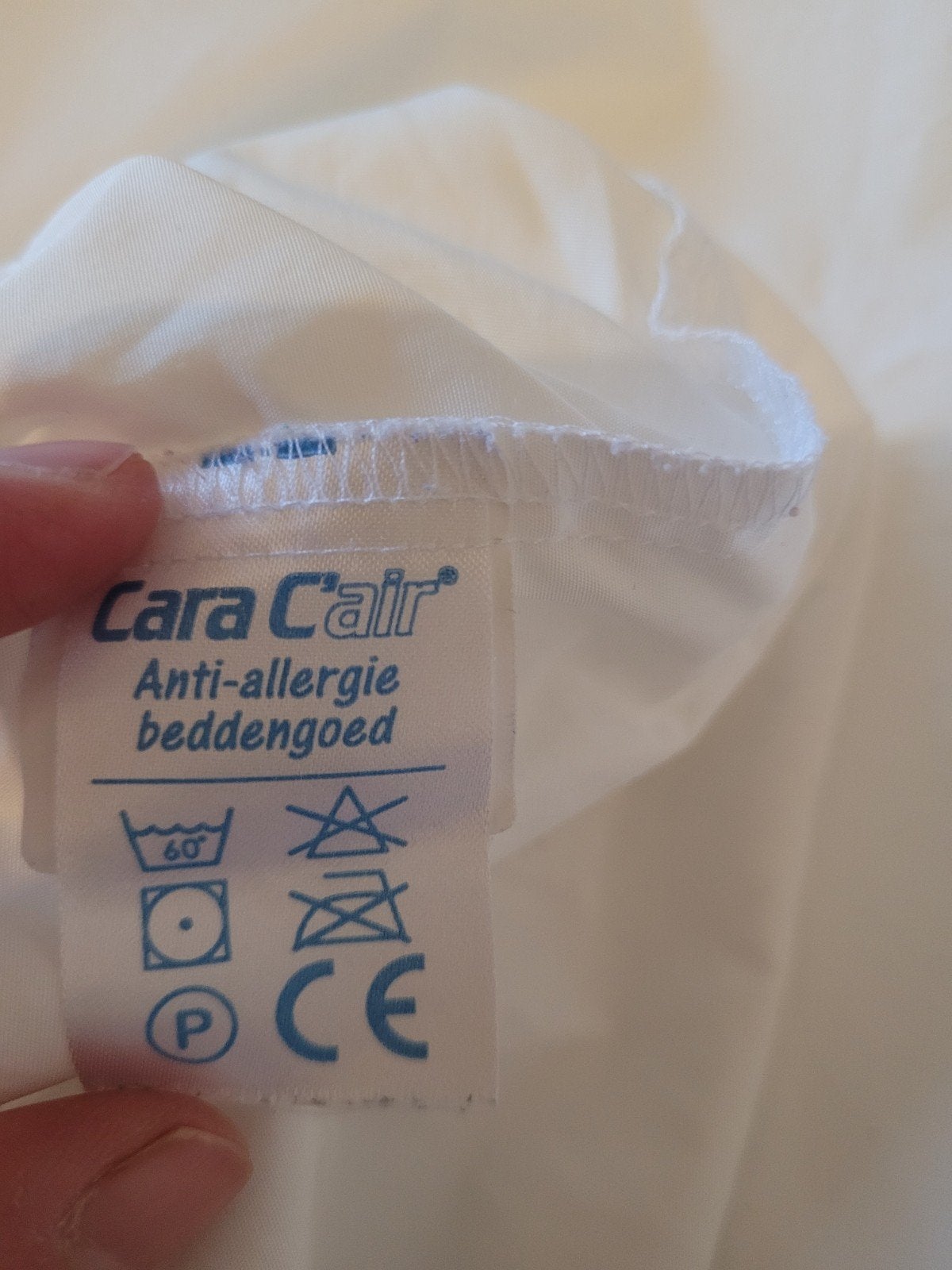 Cara c'air beddengoed tegen huisstofmijt, Ophalen, Gebruikt, Eenpersoons, Wit