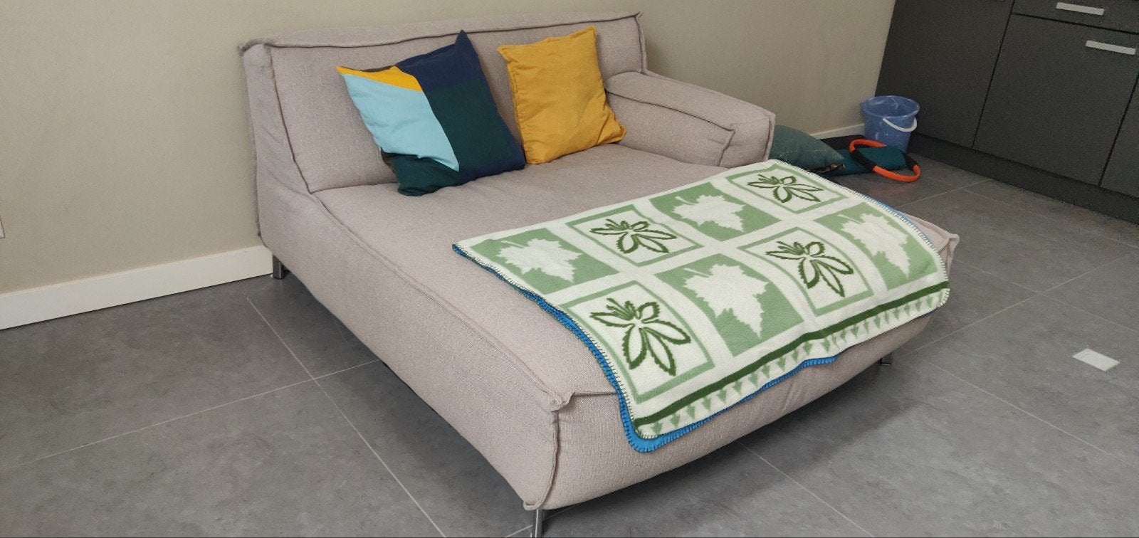 Comfortabele 2 persoons chaise longue, Ophalen, Gebruikt, Modern en comfortabel, Tweepersoons