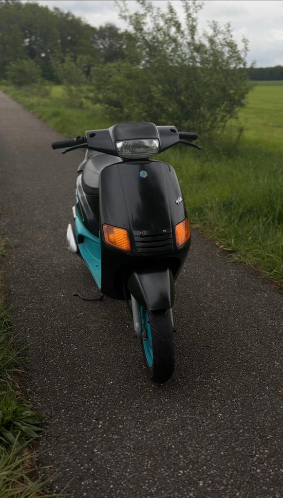 Piaggio Zip Type 70cc Blauw Kenteken, Ophalen, Zo goed als nieuw, Tweetakt, Piaggio