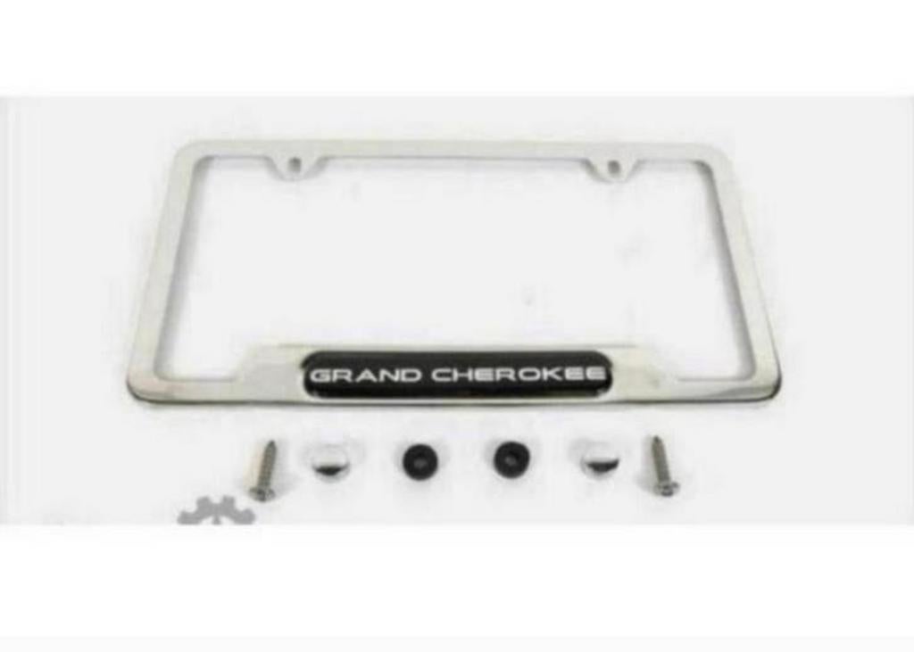 2011-19 Jeep Grand Cherokee Mopar Chrome 18.2 kentekenhouder, Ophalen of Verzenden, H, H, H