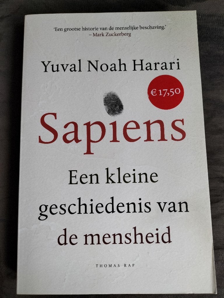 Yuval Noah Harari - Sapiens, Ophalen of Verzenden, Zo goed als nieuw, Yuval Noah Harari, Overige gebieden