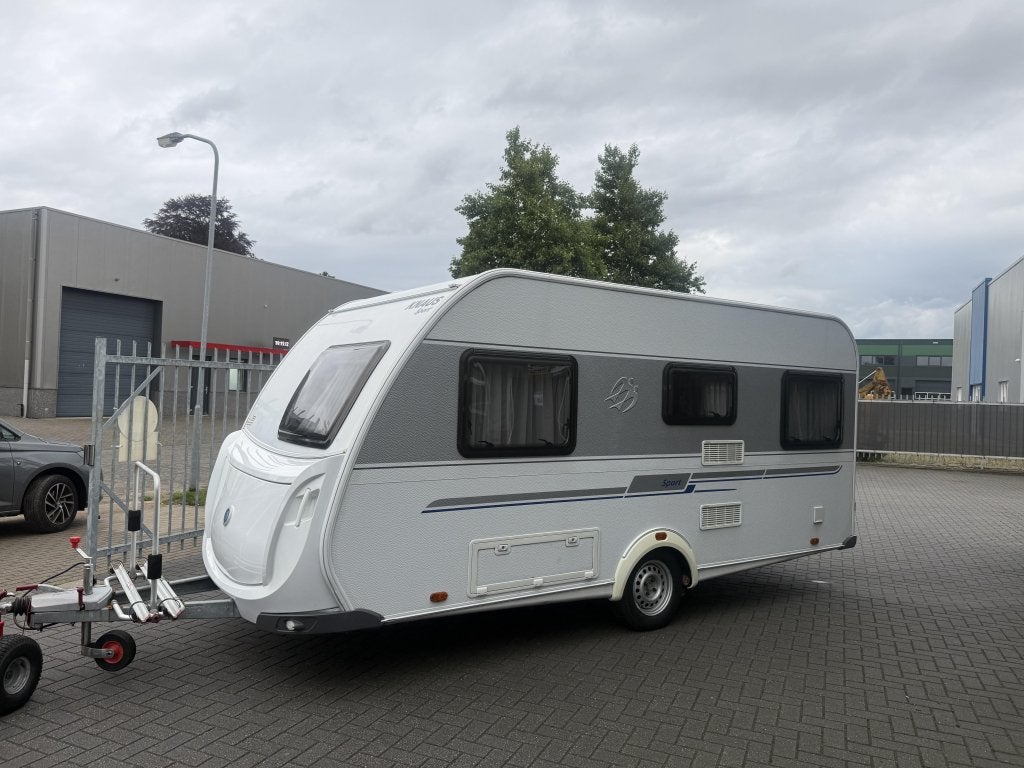 knaus Sport 450 Fu Fransbed TEVENS INKOOP CARAVANS, Caravans en Kamperen, Rondzit, Bedrijf, Overige typen, 4 tot 5 meter