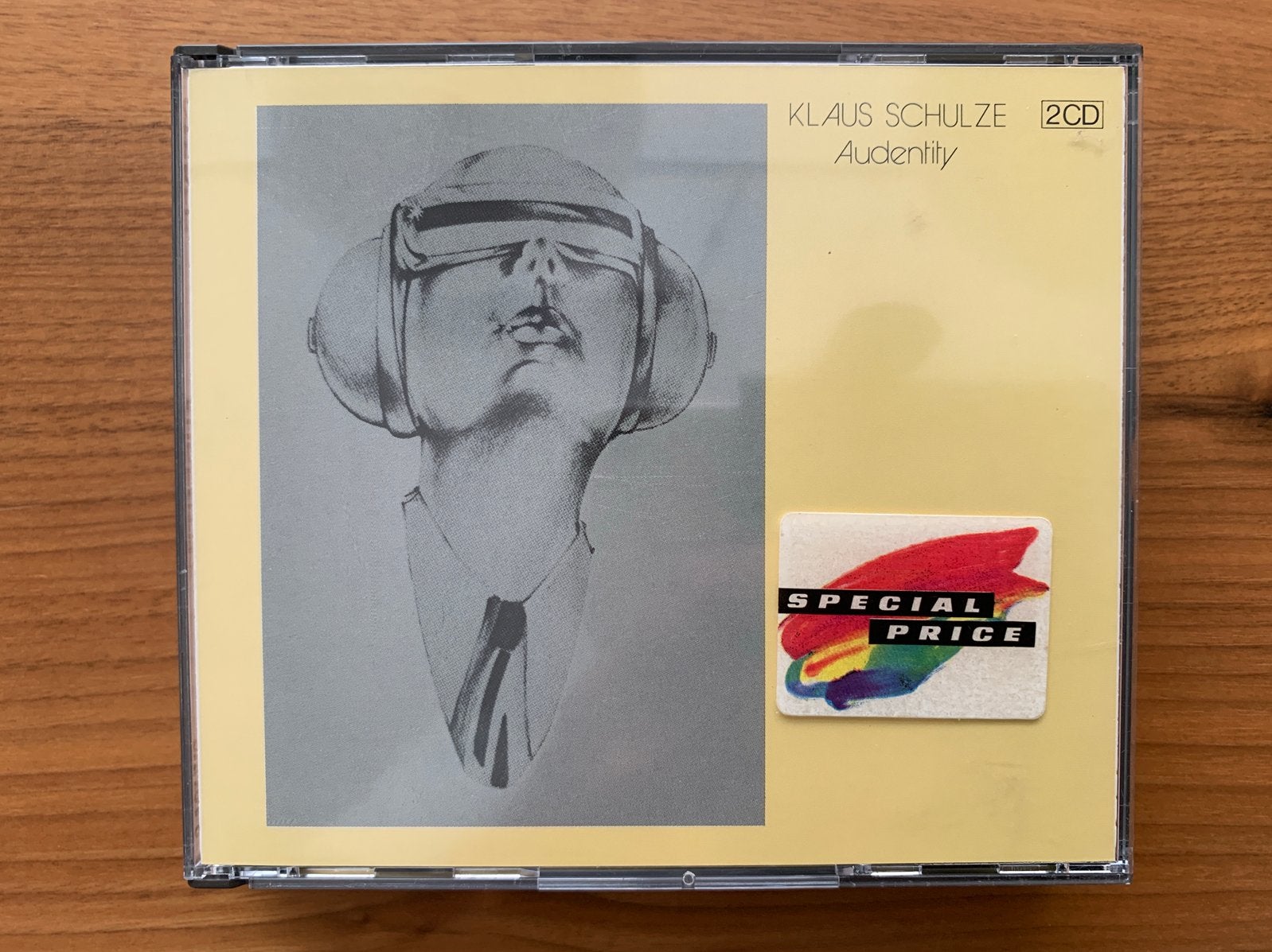 Klaus Schulze - Audentity Brain 2CD, Cd's en Dvd's, Cd's | Instrumentaal, Nieuw in verpakking, Electronic, Album, Inclusief boekje