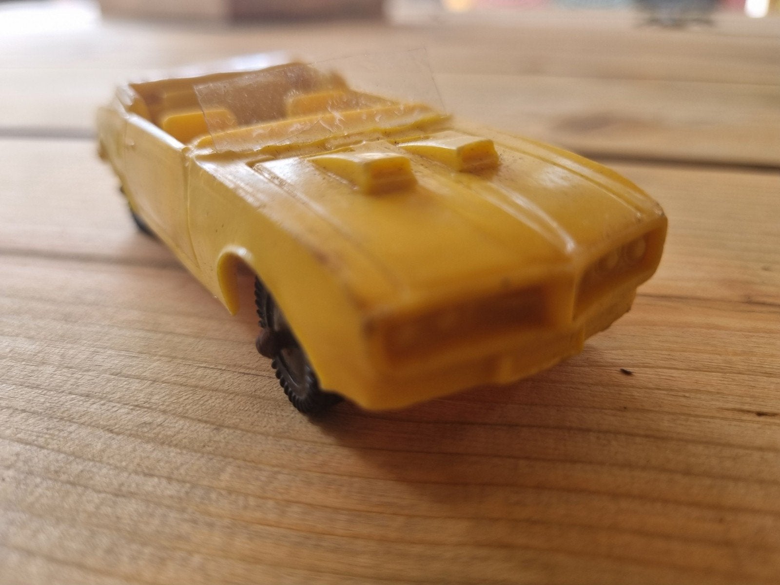 Vintage Gele  - Pontiac Firebird Cabriolet, Antiek en Kunst, Ophalen